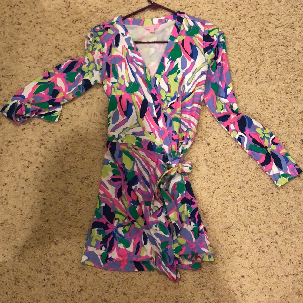Lilly Pulitzer purple romper size XS